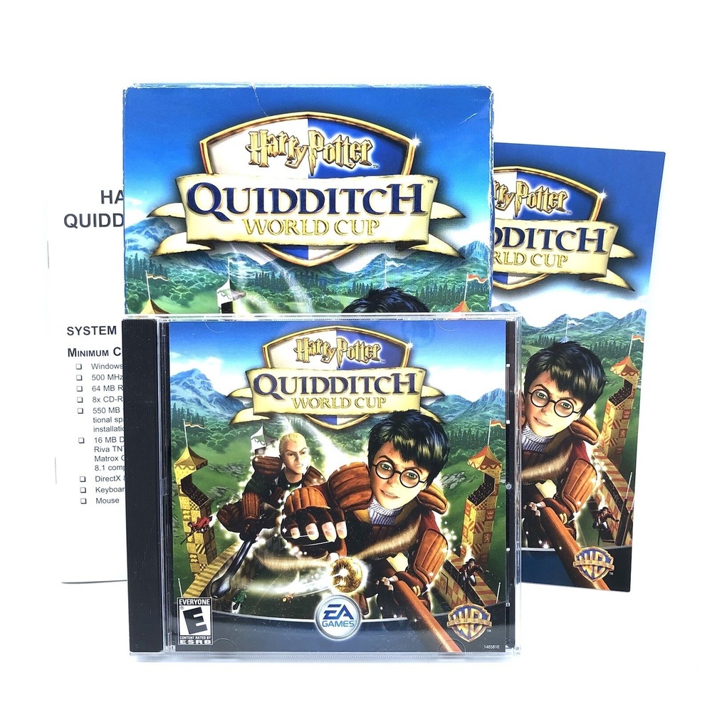 Harry‎ Potter QUIDDITCH World Cup PC CD-ROM EA Games Complete with Instructions